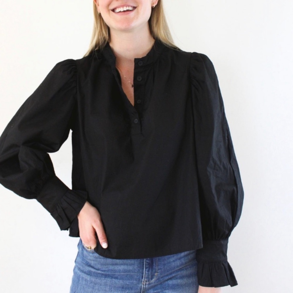 NWT - CJLA “Camille” Stretch Cotton Top